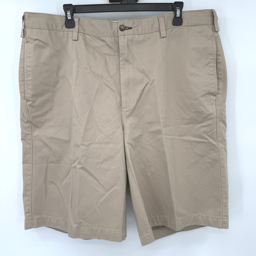 Orvis Chino Shorts Men 38 Khaki Cotton‎ Twill Casual Classic Outdoor